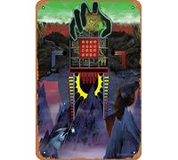 Poster con stampa artistica in stile rétro con scritta "King Gizzard and the Lizard and the Lizard Wizard", 30,5 x 20,3 cm, decorazione da parete per casa, bar, uomo