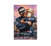 Poster con stampa artistica su tela di Lewis Formula Uno Hamilton F1 Driver (18), decorazione moderna per camera da letto, 20 x 30 cm