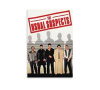 Poster con stampa artistica su tela, motivo: film The Usual Suspects degli anni '90, decorazione moderna per la casa, 30 x 45 cm