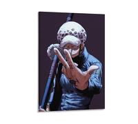 Poster con stampa artistica su tela, motivo: Trafalgar Law su tela, decorazione artistica da parete, 40 x 60 cm