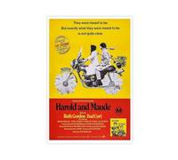 Poster con stampa di Harold und Maude 1971, stampa su tela, per camera da letto, ufficio, stanza, regalo, 40 x 60 cm