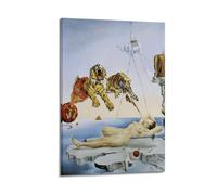 Poster con stampa di Salvador Dalì Painter"Dream Caused by The Flight of A Bee A Second Before Awakening" (1) Poster da parete su tela con album musicali e film, pittura decorativa per soggiorno