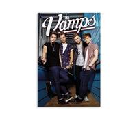 Poster con stampa di The Vamps Music Band, decorazione da parete pop rock, decorazione per la stanza dei giovani, regalo per i fan, estetica moderna, decorazione da parete per la casa, concerto