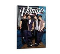 Poster con stampa di The Vamps Music Band, decorazione da parete pop rock, decorazione per la stanza dei giovani, regalo per i fan, estetica moderna, decorazione da parete per la casa, concerto