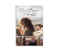 Poster con stampa vintage di The Secret Diaries of Miss Anne Lister, stampa artistica da parete, decorazione artistica da parete estetica su tela per soggiorno, camera da letto, 20 x 30 cm, senza