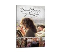 Poster con stampa vintage di The Secret Diaries of Miss Anne Lister, stampa artistica da parete, stampa artistica su tela, decorazione estetica per soggiorno, camera da letto, 20 x 30 cm, con cornice