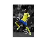 Poster con stelle di calcio Sadio Mané Home Decor Wall Art Hanging Prints, camera da letto, quadro decorativo per camera, estetico, 30 x 45 cm