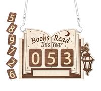 Poster Con Tracciamento Di Libri | Decorazione Biblioteca in Legno,Cartello Per Biblioteca - Per Lettori Studenti Bibliotecari Scrittori Autori Ufficio Casa