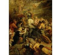 Poster Cristo che porta la croce arte barocca da parete -...