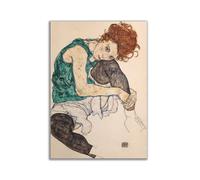 Poster d’arte Schiele “The Artist's Wife” Stampa Autorizzata A4 A3 A2 A1