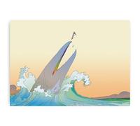 Poster da collezione Moebius Le Monde d'Edena - Balena (70 x 50 cm)