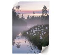 Poster da Parete 29,7x42 cm | Formato A3 | Lago al mattino