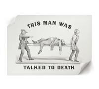 Poster da Parete 42x29,7 cm| Formato A3 | Parlato fino alla morte