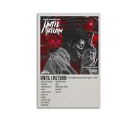 Poster da parete con copertina estetica "until I Return by Youngboy Never Broke Again", per soggiorno e camera da letto, 50 x 75 cm, senza cornice