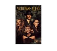 Poster da parete con film "Nightmare Film Alley Neo-Noir", motivo thriller psicologico retrò, stampa artistica da parete su tela, poster decorativo vintage con musica e film, per soggiorno e camera da