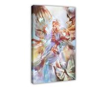 Poster da parete con mitologia greca La dea dell'arcobaleno - Iris su tela, decorazione per camera da letto, ufficio, cucina, cornice regalo, 30,5 x 45,7 cm