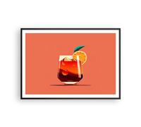 Poster da Parete Cornice Nera 100x70cm Cocktail Bere Bere Decorativi Stampa da Parete Decorazione Murale Wall Art Quadri Moderni Soggiorno Camera da Letto Cucina Grafica Immagini - P2BAA100x70-5743