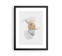 Poster da Parete Cornice Nera 30x40 cm Astratto Pastello - 4827 - P2B