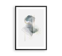 Poster da Parete Cornice Nera 50x70 cm Astratto Pastello - 4830 - P2B