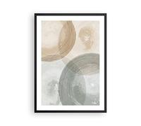 Poster da Parete Cornice Nera 50x70 cm Astratto Pastello - 4842 - P2B