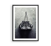 Poster da Parete Cornice Nera 50x70 cm Bianco e Nero Sport - 4169 - P2B