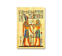 Poster da Parete dell'antico Egitto Dipinto su Tela del Faraone Arte murale Poster e Stampe Decorative Immagine da Parete per l'arredamento del Soggiorno 50x70cm Senza Cornice