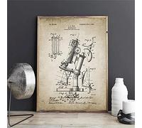Poster da Parete Elemento Chimico Poster Vintage Stampa Scienza Wall Art Immagini Tavola Periodica Chimica Arte Tela Pittura Laboratorio Decor Poster E Stampe -50X70Cm
