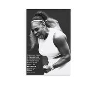 Poster da parete "Greatest femminile" di tutti i tempi, Serena Williams, stampa su tela, poster di opere d'arte per camera da letto, soggiorno, 30 x 45 cm