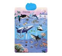 Poster Da Parete Parlanti Per Bambini | Giocattolo per l'apprendimento della lingua inglese,Poster Elettronico Interattivo Parlante,Per Aula Prescolare Asilo Casa Stanza Bambini