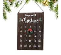 Poster Da Parete Per Il Perline Di Natale | 25 Giorni Di Decorazione In Legno - Poster Di Calendari Belli, Per Amici Vicini Aula Soggiorno Camera Da Studio Residenza