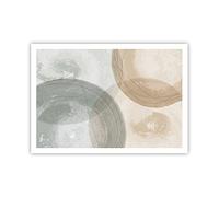 Poster da Parete Senza Cornice 100x70cm Acquerello Ruote Pastello Decorativi Stampa da Parete Decorazione Murale Wall Art Quadri Moderni Soggiorno Camera da Letto Cucina Immagini - P2XAA100x70-4842