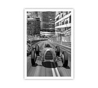 Poster da Parete Senza Cornice 70x100 cm Bianco e Nero Auto - 4843 - P2X | Formula 1 Retro Stampa da Parete Poster Decorativo Decorazione da Parete Arte Poster Moderno Soggiorno Camera da Letto ARTTOR