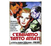 Poster da Parete Serie Locandine Film Famosi (C'eravamo Tanto Amati) Senza Cornice. Stampa Artistica su Carta Patinata 40x30 cm