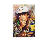 Poster da parete su tela 50 * 70cm Senza Cornice Bruno Mars Poster Soggiorno Camera da letto Pittura Opera d'arte