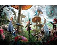 Poster da parete su tela 50*70cm Senza Cornice TIM BURTON Alice aux pays des merveilles ALICE NEL PAESE DELLE MERAVIGLIE Poster d'arte Stampa fotografica Arredamento moderno della camera familiare