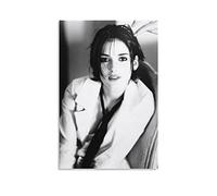 Poster da parete su tela 60 * 90cm Senza Cornice Attrici del 20 ° secolo Winona Ryder Poster sexy in bianco e nero Canvas Wall Art Immagini per camera da letto Wall Art Regali Decor