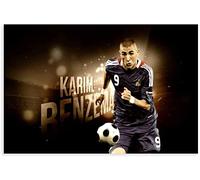 Poster da parete su tela 60 * 90cm Senza Cornice Karim Benzema giocatore di calcio professionista stampa dipinti per soggiorno camera da letto decorazione