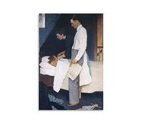 Poster da parete su tela 60 * 90cm Senza Cornice Norman Rockwell Libertà dalla paura Poster Soggiorno Camera da letto Pittura Opera d'arte