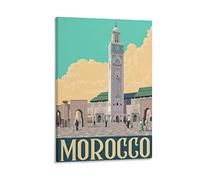 Poster da parete su tela 60 * 90cm Senza Cornice Poster per la decorazione della camera da letto della famiglia moderna con stampa dell'immagine della carta da parati della pittura del Marocco