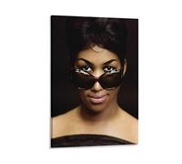 Poster da parete su tela Aretha Franklin Popart Legend Superstar Canvas Art And Wall Picture Print Modern Family Bedroom Decor Posters 30 * 50cm Senza Cornice