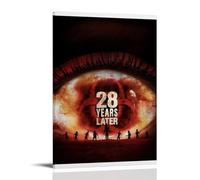 Poster da parete su tela con immagine di film horror con scritta "28 years later wasteland estetiche", poster decorativo vintage con musica e film, per soggiorno e camera da letto, 40 x 60 cm, con