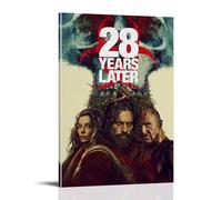 Poster da parete su tela con immagine di film horror con scritta "28 years later wasteland estetics", poster decorativo vintage con musica e film, per soggiorno e camera da letto, 60 x 90 cm, stile