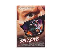 Poster da parete su tela Essi Live Movie Sci-Fi Horrorc Art Poster e Wall Art Picture Print Modern Family Room Décor 40 * 60cm Senza Cornice
