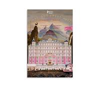 Poster da parete su tela Film The Grand Budapest Hotel Canvas Wall Art Soggiorno Poster Camera da letto Decor Pittura 40 * 60cm Senza Cornice