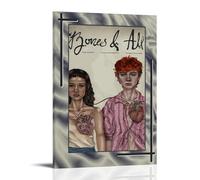 Poster da parete su tela impermeabile con motivo Bones And All, stampa HD resistente ai raggi UV, adatto per salotti e corridoi, ottimo come regalo, stile cornice, 20 x 30 cm