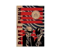 Poster da parete su tela impermeabile con scritta "Random Access Memories-Daft Punk", stampa HD resistente ai raggi UV, adatto per salotti e corridoi, ottimo come regalo, stile senza cornice, 20 x 30