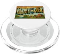 Poster da viaggio retrò vintage con lettere del Kentucky anni '50 PopSockets PopGrip per MagSafe