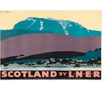 Poster da viaggio Scozia Fort William Railway Wall Art - 16x12/20x16/24x18/36x24