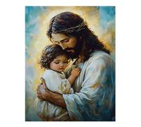 Poster d'arte da parete ispiratore - Abbracciare l'amore e la serenità...