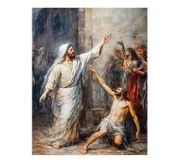 Poster d'arte religiosa da parete ispiratrice - decorazione di fede edificante